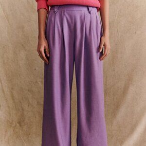 Sezane | Pants & Jumpsuits | Szane Nwt Loulou Trousers In Lavender  display picture 1